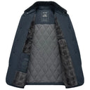 Breslin Diamond Quilted Padded Jacket, Button Front and Faux Fur Collar