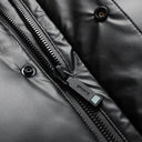 Ravello Insulated Parka, Hooded Longline Puffer Coat with Glossy Quilted Exterior