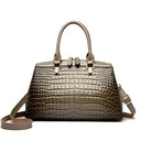 Camila Embossed Croc Bag