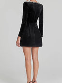 Sienna Jewel-Trim Slim Mini Dress 4