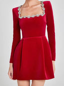 Sienna Jewel-Trim Slim Mini Dress 5