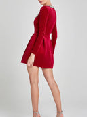 Sienna Jewel-Trim Slim Mini Dress 6