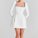 Sienna Jewel-Trim Slim Mini Dress 9