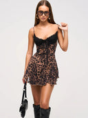 Sophie | Lightweight Flared Summer Dress With Lace Trim 0