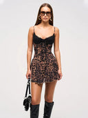 Sophie | Lightweight Flared Summer Dress With Lace Trim 2
