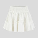 Vera Leopard Ruffle Skirt Lightweight 13