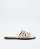Vera Woven Vegan Leather Slides 3