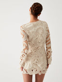 Zara Crochet Knit Mini Dress Autumn 1
