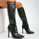 Amber Knee High Stiletto Boots - Marcus Rhode
