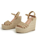 Ava Platform Wedge Sandals - Marcus Rhode