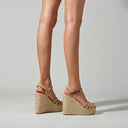 Ava Platform Wedge Sandals - Marcus Rhode