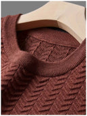 Bordeaux Jacquard Knit - Marcus Rhode