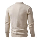 Cable Knit Long Sleeve Polo - Marcus Rhode