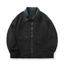 Corduroy Color Block Jacket - Marcus Rhode