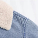 Denim Sherpa Aviator Jacket - Marcus Rhode