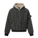 Distressed Denim Fur Jacket - Marcus Rhode