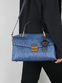 Embossed Python Bag - Marcus Rhode