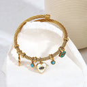 Evil Eye Cable Bracelet - Marcus Rhode