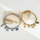 Evil Eye Cable Bracelet - Marcus Rhode