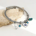 Evil Eye Cable Bracelet - Marcus Rhode