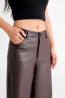 Fleece Lined Leather Pants - Marcus Rhode