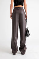 Fleece Lined Leather Pants - Marcus Rhode