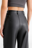 Fleece Lined Leather Pants - Marcus Rhode