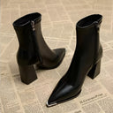 Camille Chrome Tip Boot
