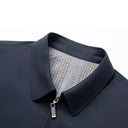 Midtown Lightweight Canvas Jacket with Shirt Collar and Glen Plaid Interior Lining