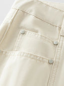 Ivory Wide - Leg Cotton Denim - Marcus Rhode