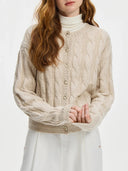 Lucille Cable Knit Cardigan - Marcus Rhode