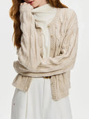 Lucille Cable Knit Cardigan - Marcus Rhode