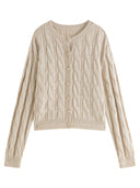 Lucille Cable Knit Cardigan - Marcus Rhode