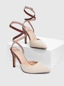 Madison Canvas Stiletto Heels - Marcus Rhode