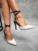Madison Canvas Stiletto Heels - Marcus Rhode