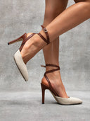 Madison Canvas Stiletto Heels - Marcus Rhode