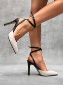 Madison Canvas Stiletto Heels - Marcus Rhode