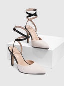 Madison Canvas Stiletto Heels - Marcus Rhode