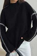 Mock - Neck Knit Jumper - Marcus Rhode