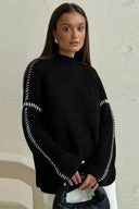 Mock - Neck Knit Jumper - Marcus Rhode