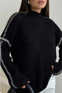 Mock - Neck Knit Jumper - Marcus Rhode