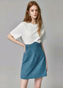 Polo - Denim Mini Dress - Marcus Rhode