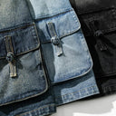 Retro Denim Wash Kimono - Marcus Rhode