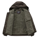 Sherpa - Lined Cotton Cargo Jacket - Marcus Rhode