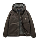 Sherpa - Lined Cotton Cargo Jacket - Marcus Rhode