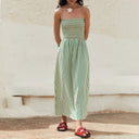 Striped Midi Sundress - Marcus Rhode