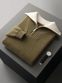 Torino Wool Collar Sweater - Marcus Rhode