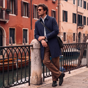 Rhode Down Trench Coat with Single Breasted Snap Front and Quilted Lining